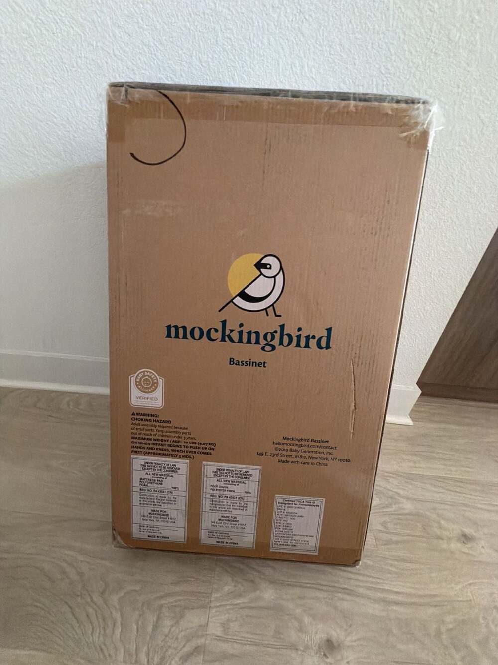 Mockingbird Bassinet New In Box - Picture 3 of 3